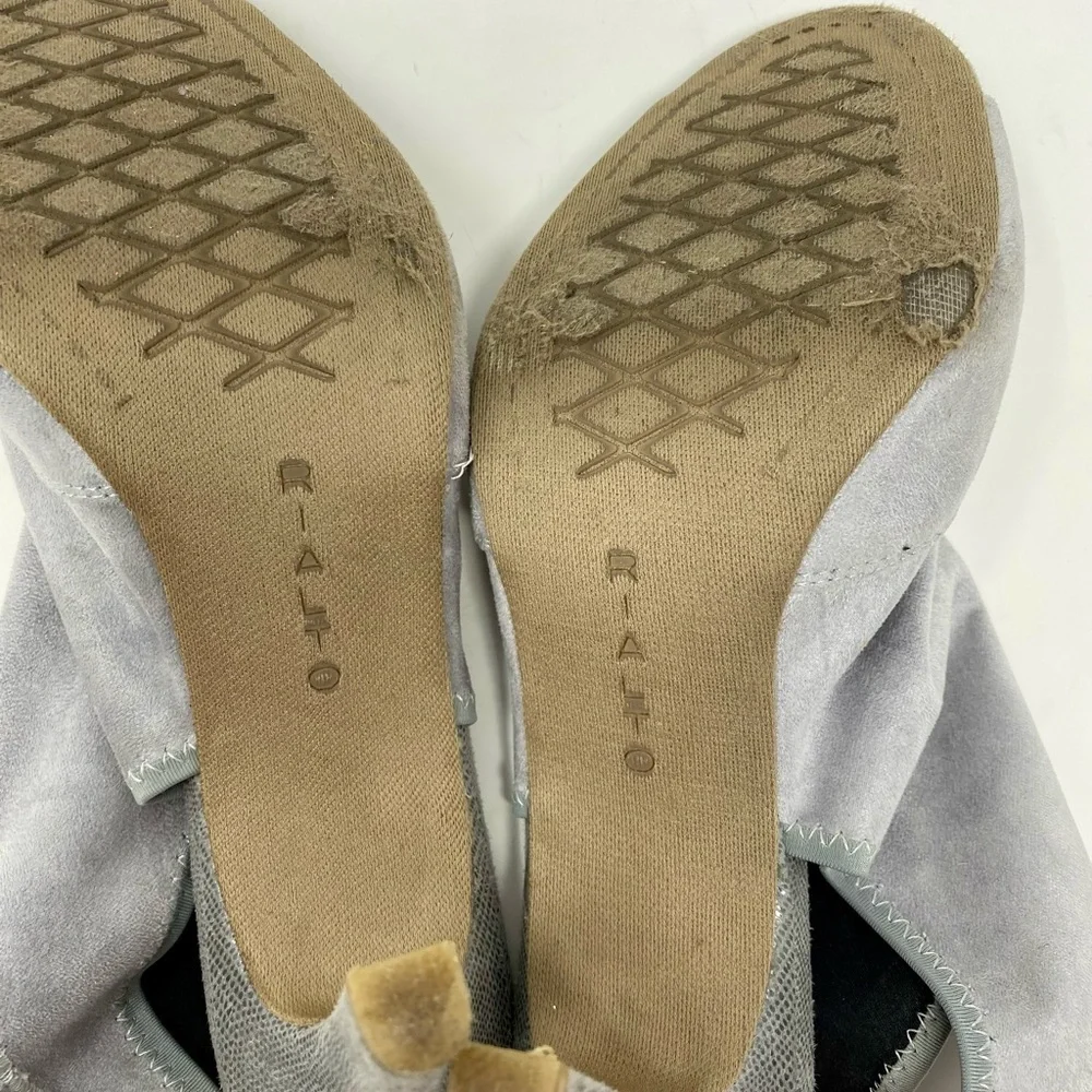 Elegant Gray Women's Heels Size 9.5